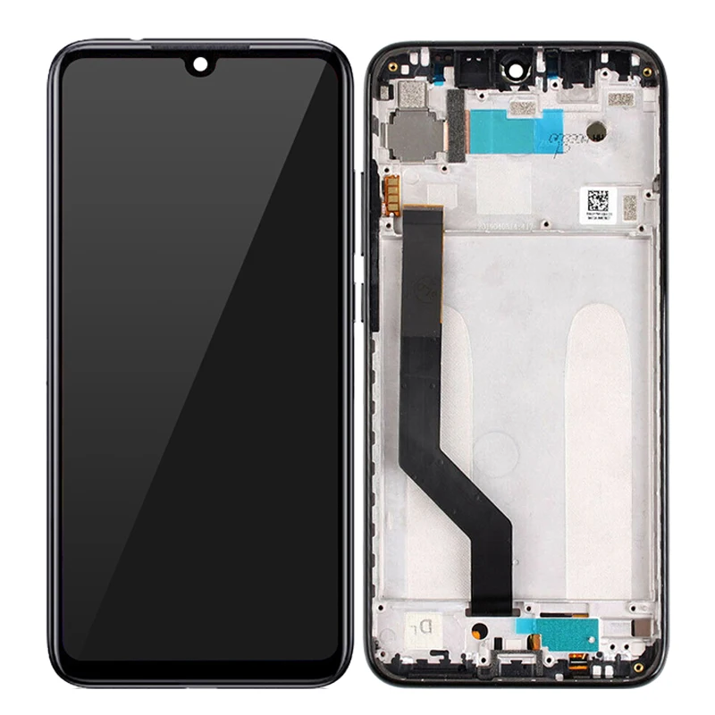 AAA lcd для Xiaomi Redmi Note 7 lcd дисплей кодирующий преобразователь сенсорного экрана в сборе+ рамка для Xiaomi Redmi Note 7 Pro lcd дисплей