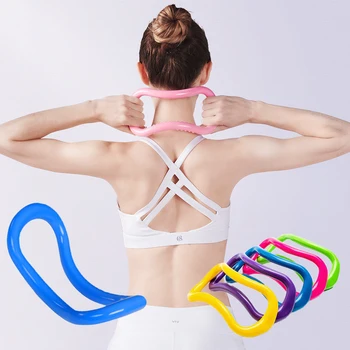 

Yoga Magic Ring Pilates Workout Fitness Circle Yoga Circle Equipment Muscle Trainer Training Resistance Support Tool Calf Home