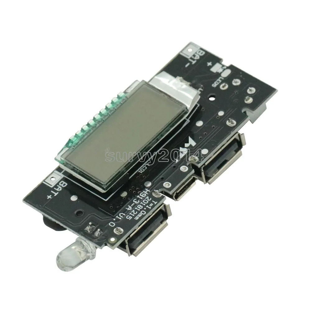 Двойной USB 5V 1A 2.1A Мобильный Внешний аккумулятор 18650 зарядное устройство PCB модуль
