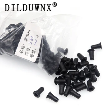 

DILDUWNX 100PCS YT-281 Screw Plastic Self-tapping Screw Holder Nut Fixing Accessories Suitable for All Car Fasteners