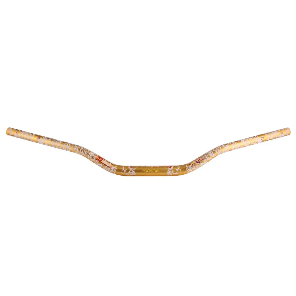 Руль мотоцикла из алюминиевого сплава Riser MX 1 1/8 дюймов 28 мм ручка жир бар с черепом цветочным узором