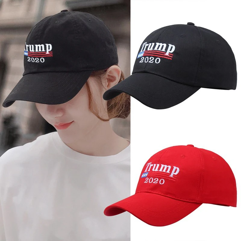 

Baseball Cap Washed Embroidered Mesh Hat Headwear Unisex Casual Streewear Trump 2020 US Election Campaign Baseball Cap
