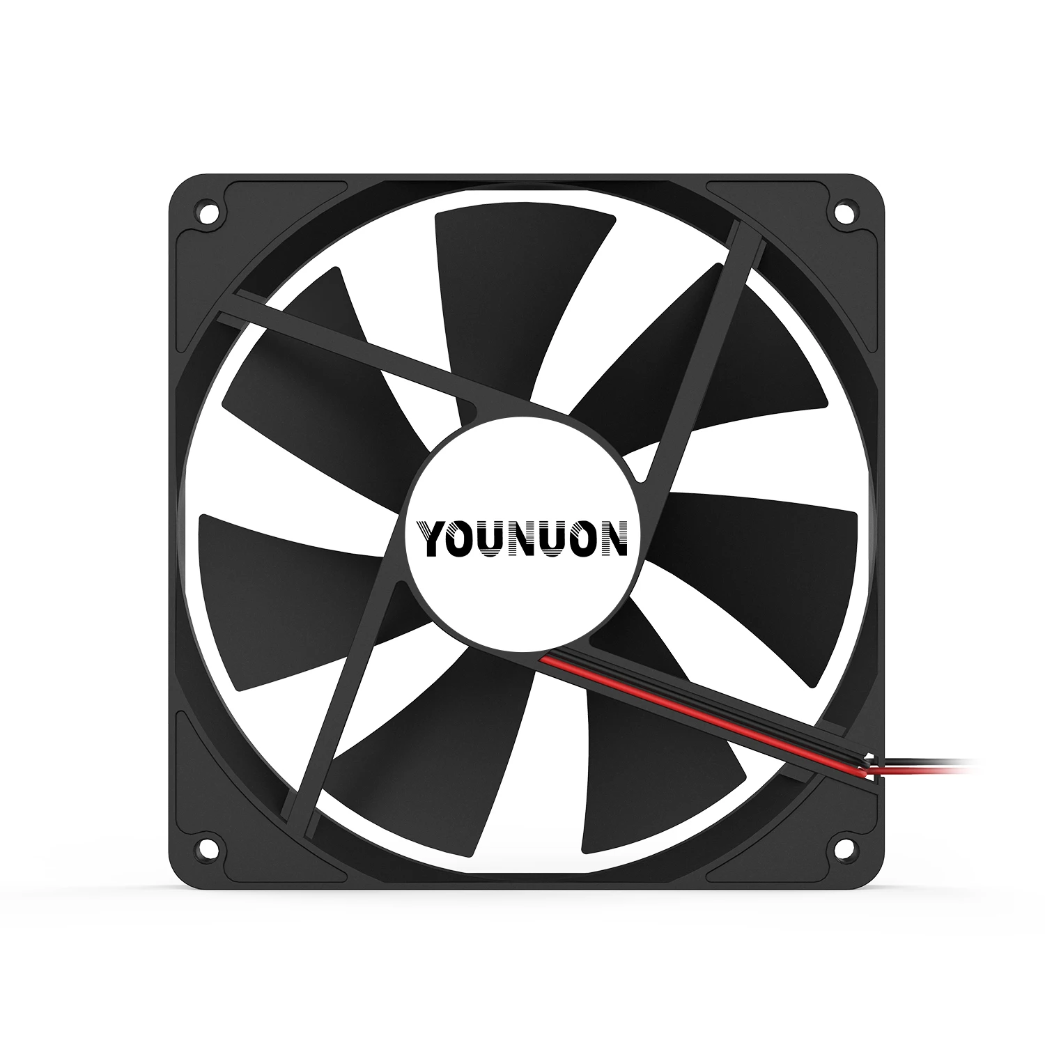 younuon dc usb dupla bola caso sem escova ventilador de refrigeração cpu gabinete ventilador