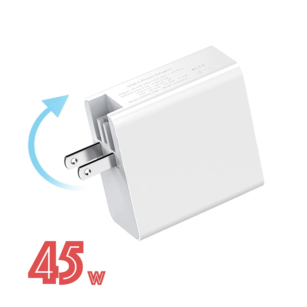 45 Вт Быстрая Зарядка Тип C PD QC 3,0 USB зарядное устройство для iPhone Macbook для samsung Xiaomi переключатель быстрое настенное зарядное устройство США ЕС Великобритания AU адаптер