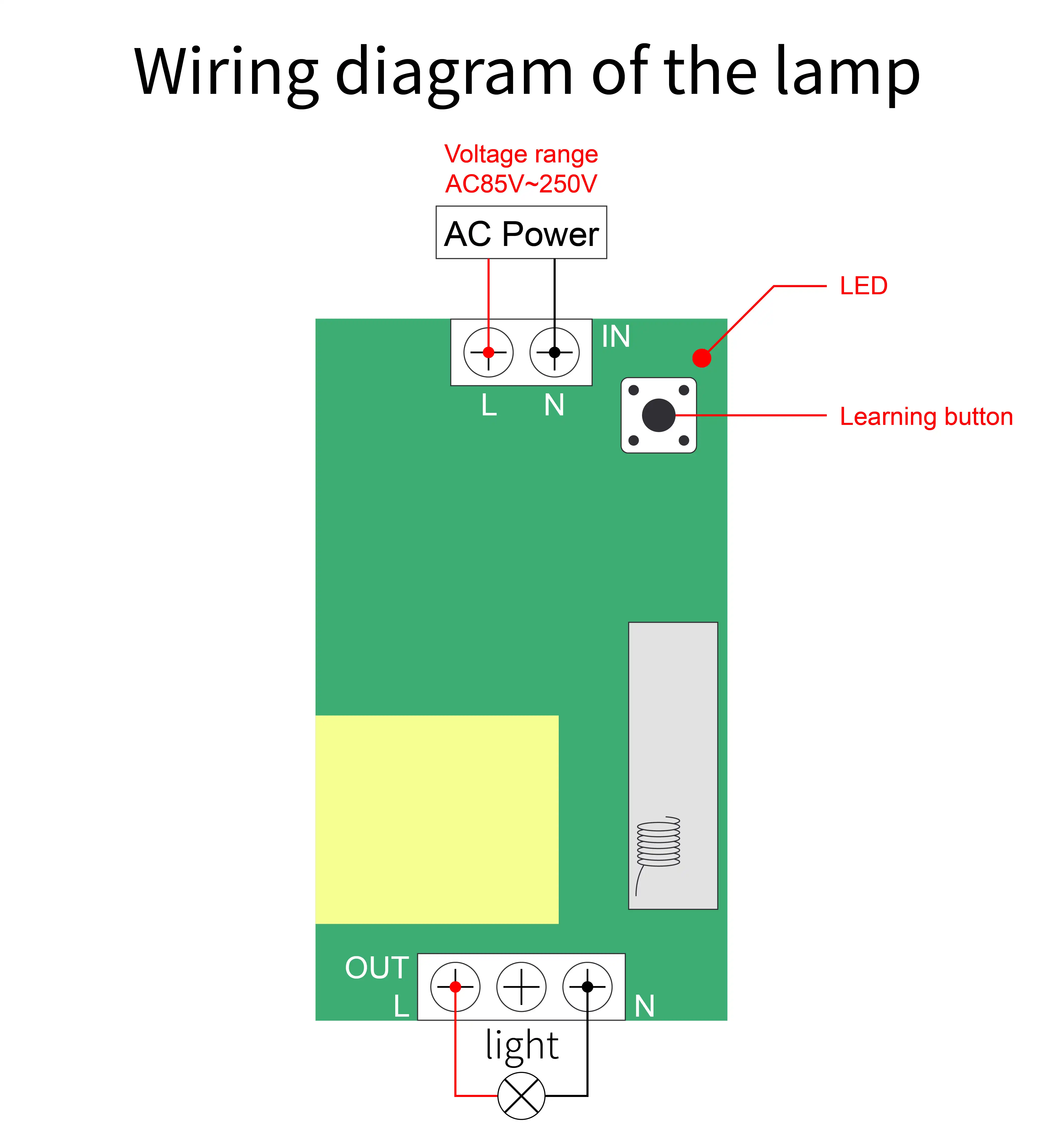 Qiachip 433mhz Rf Remote Control Switch Ac 85 220v 1ch Relay Receiver Kontrol Untuk Koridor Ruang Led Light Sementara Itu Remote Controls Aliexpress
