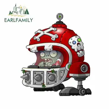 

EARLFAMILY 13cm x 11cm For Plants Vs.Zombies Car Stickers And Decals The Whole Body Personality Scratch-Proof Vinyl Decal