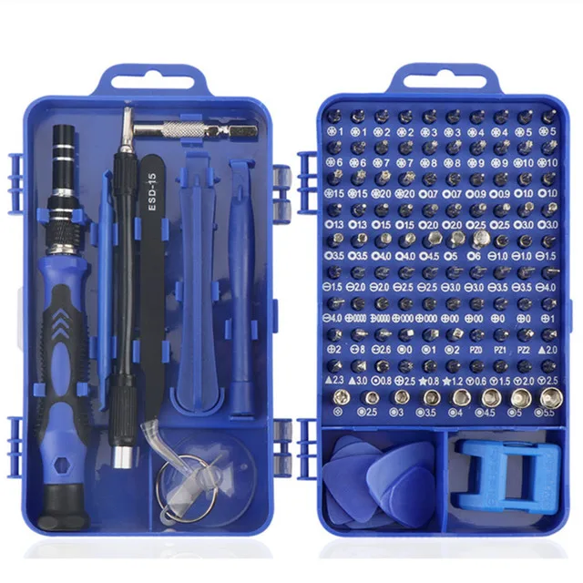 Destornilladores De Precision Juego De Destornilladores De Precisión, Kit De Herramientas De Computadora De 142 Piezas Juego De Destornilladores Magneticos De 120 Puntas Kit De Juego Herramientas
