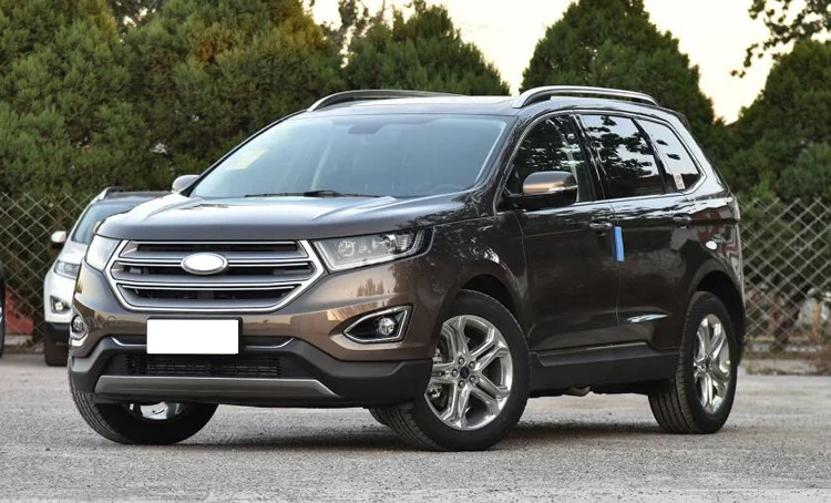Наклеиваемого покрытия для автостайлинга из ABS хромированные передние противотуманные фары светильник противотуманная фара накладка 2 шт./компл. аксессуары для Ford Edge