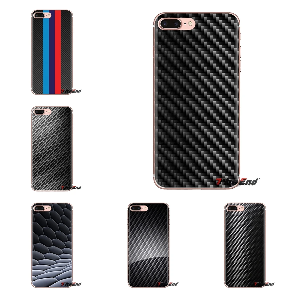 For Samsung Galaxy J1 J2 J3 J4 J5 J6 J7 J8 Plus 2018 Prime 2015 2016 2017 Transparent Soft Cases Covers carbon fibre printing |