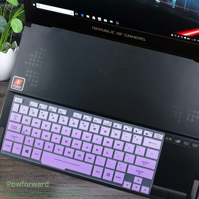 fadepurple Силиконовый чехол Защита для ноутбука для ASUS ROG Зефир S GX701 GX701GS GX701GWR GX701GXR GX701GX GX701G GX701GW 17,3'' - Цвет: fadepurple