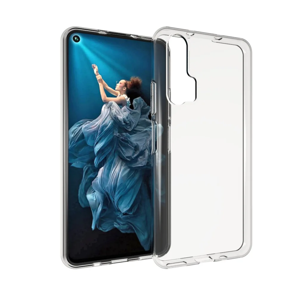 Подходит для HUAWEI honor 10 20 Y6 pro Y5 P SMART Z NOVA 4 V20 P30 Универсальный прозрачный простая под