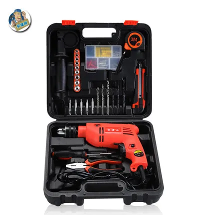 

An Jieshun Multifunctional High Power Stepless speed change Electric Impact Drill Electric Hammer Dual-use Positive Negative Rot