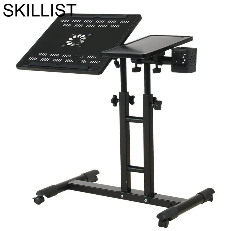 Офисный письменный стол прикроватный столик маленький Регулируемый для