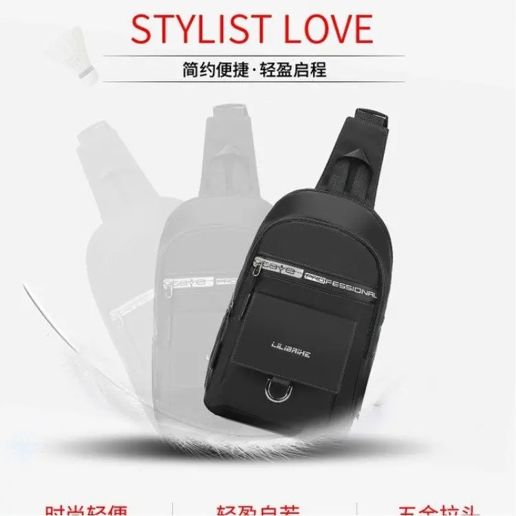 

Men Chest Bag Fashion Nylon Waterproof Shoulder Bag Men's Casual Oxford Messenger Bag Chest Men's Bag
