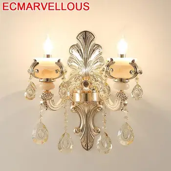 

Verlichting Bathroom Loft Decor Industrieel Sconce Crystal Light For Home Aplique Luz Pared Wandlamp Luminaire Wall Lamp