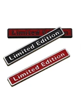  1 Pcs 6.5*1cm Metal Limited Edition Fender Trunk Badge Emblem Racing SUV Sports Stickers Car Body Decal for All Car 