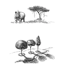 Tree/animal Clear Stamps Scrapbooking Crafts Decorate Photo Album Embossing Cards Making Clear Stamps New