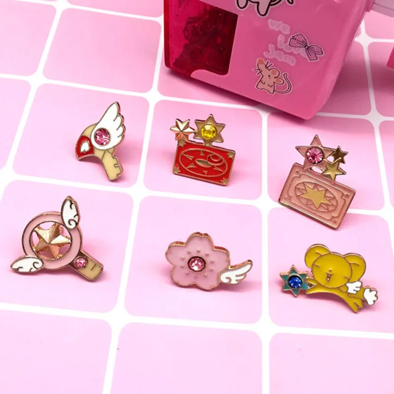 6 шт./лот аниме карточка Обложка Сакура косплей керо меч КИНОМОТО звезда палочка