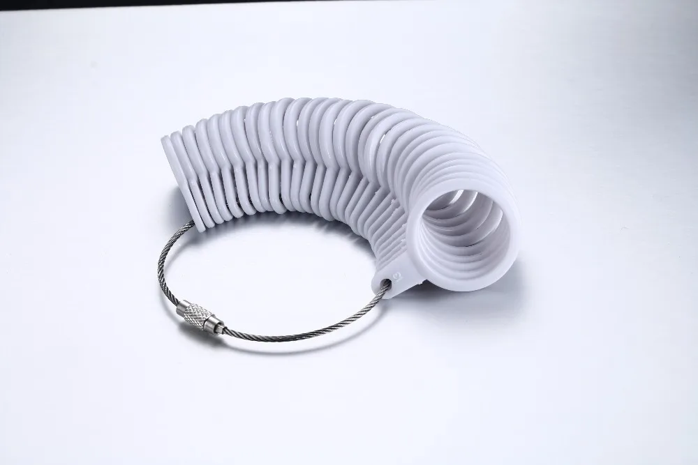 Jewelry Tool Ring Sizer Finger Sizing Measure Gauge Set Jeweler Jewelry Size Tool Ring Loop (purple red White, blue) 13