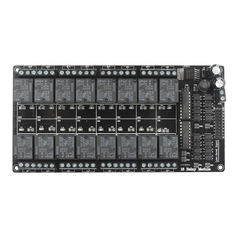 

Hot 16 Channel 12V Relay Module Optocoupler Protection Power Supply for Arduino PIC DSP