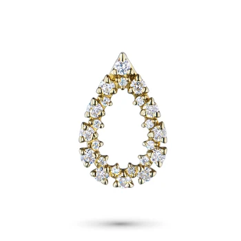 

Pendant in yellow gold with diamonds