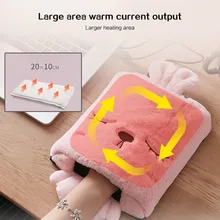 USB с подогревом коврик для мыши мышь грелка рук с напульсником теплые зимние розовые грелки Портативный Сад высокое качество