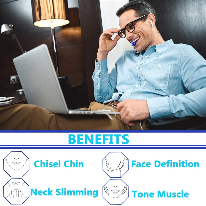 Jaw Exerciser Chin Line Exerciser Jawline Trainer Cheekbone Double Chin Reducer Neck Jaw Exerciser Dewlap Slim Face Training Balls Portable Fitness Equipment