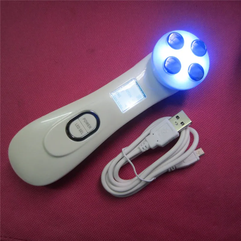 

RF Photon Light Therapy Electronic EMS Facial Massager Whitening Remove Wrinkle Spa Beauty Device