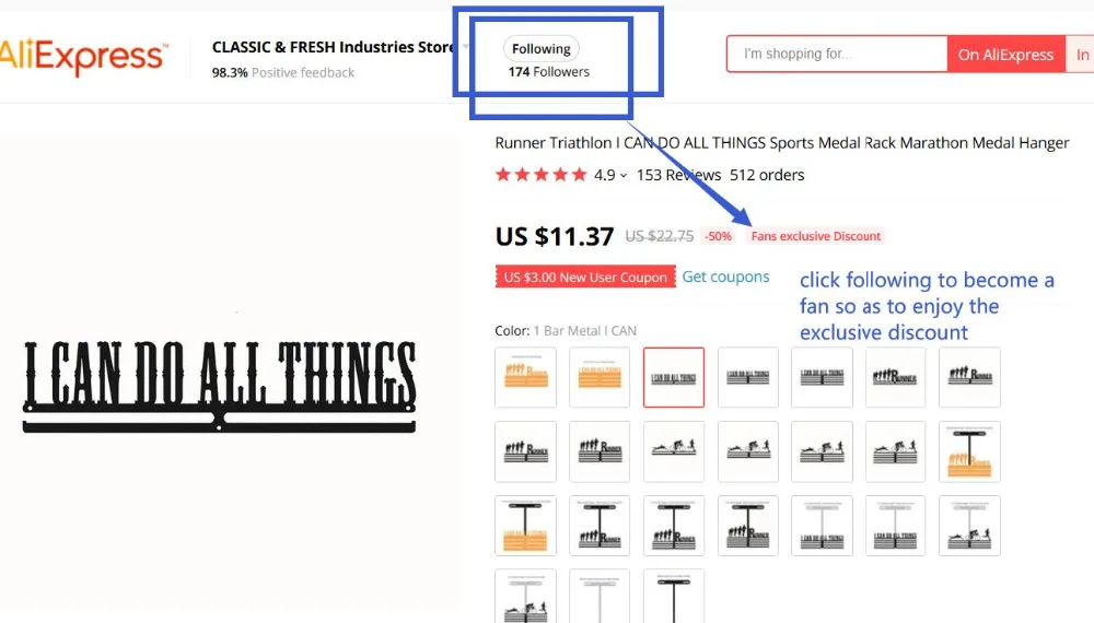 exclusive discount