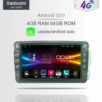 

8"4G LTE 2 din Android 9.0 Car DVD player 8Core 64GB+4GB car radio autoradio For Benz CLK W203 W209 W463 W210 Vito Viano G Class