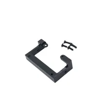 WPL – pièces de Modification de mise à niveau en métal, support de pare chocs fixe, argent, noir, modèle 1/16 C14 C24 MN modèle1/12 D90 D91 99S RC
