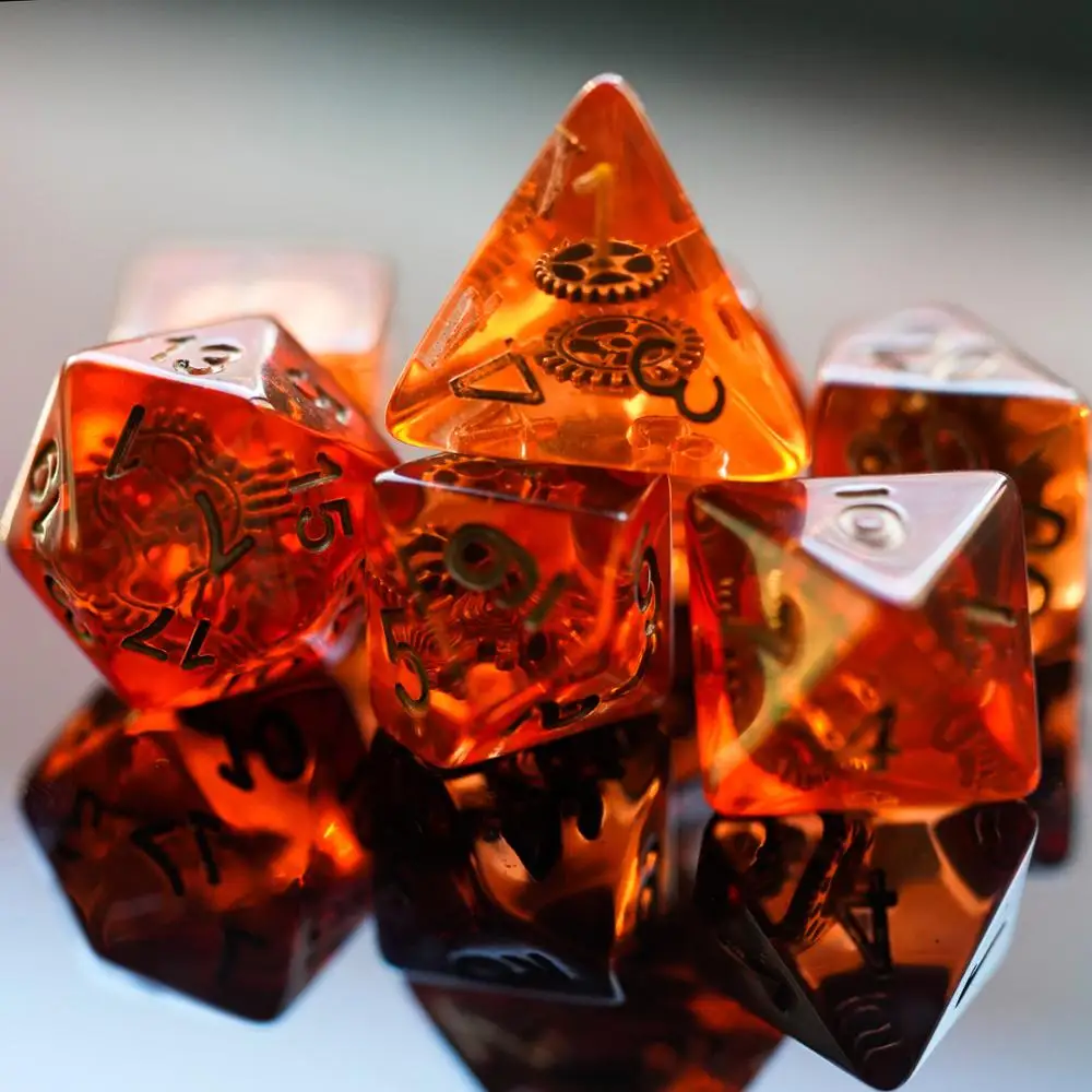7 шт./компл. шестерни игральные кости DND D &amp Dice D4 D6 D8 D10 % D12 D20 многогранные игровые