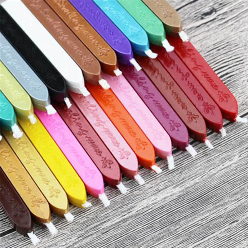 5 шт./компл. 20 Цвета Высокое качество DIY уплотнительные уплотнительная полоса выделенный восковые мелки брендинг для рисования печать воск набор канцелярских принадлежностей