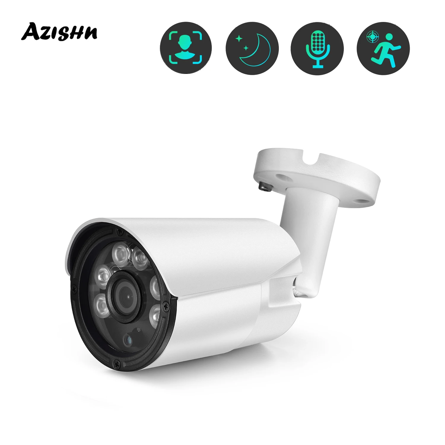 Камера видеонаблюдения AZISHN 8 Мп 4K HD 48 В POE | Безопасность и защита