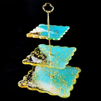 

Crystal Epoxy Resin Mold Fruit Tray Casting Silicone Mould DIY Craft Making Tool