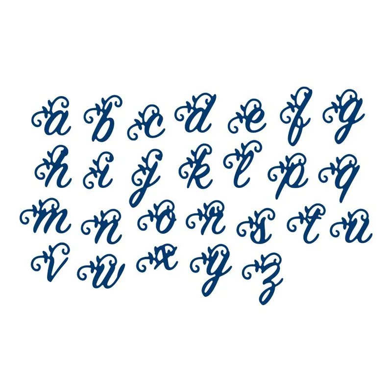 

YaMinSanNiO Lowercase Letter Dies Metal Cutting Dies New 2019 for Card Making Scrapbooking Alphabet Craft Stencils Dies Cuts