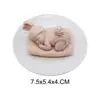 3D Baby Silicone Mold Sugar Mold Chocolate Mold Fondant Cake Decorating Tool Cute DIY Sleeping Baby Shower Making Candy Mould 6