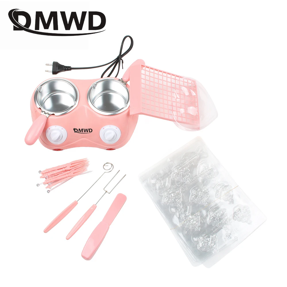 DIY Electric Candy Melting Pot Fountain Machine Essential Oil Handmade Soap Melter Heater Hot Chocolate Fondue Maker Stove EU US