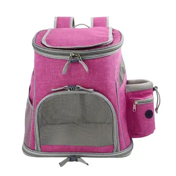 

THINKTHENDO Portable Backpack Pet Carrier Bag with Mesh for Small Dogs Cats Puppies for Outdoor Travel Hiking Camping