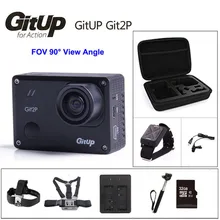 GitUp Git2P פעולה מצלמה WiFi 2K ספורט DV 16MP 90 תואר עדשת Novatek 96660 2160P חיצוני מצלמת וידאו מצלמה