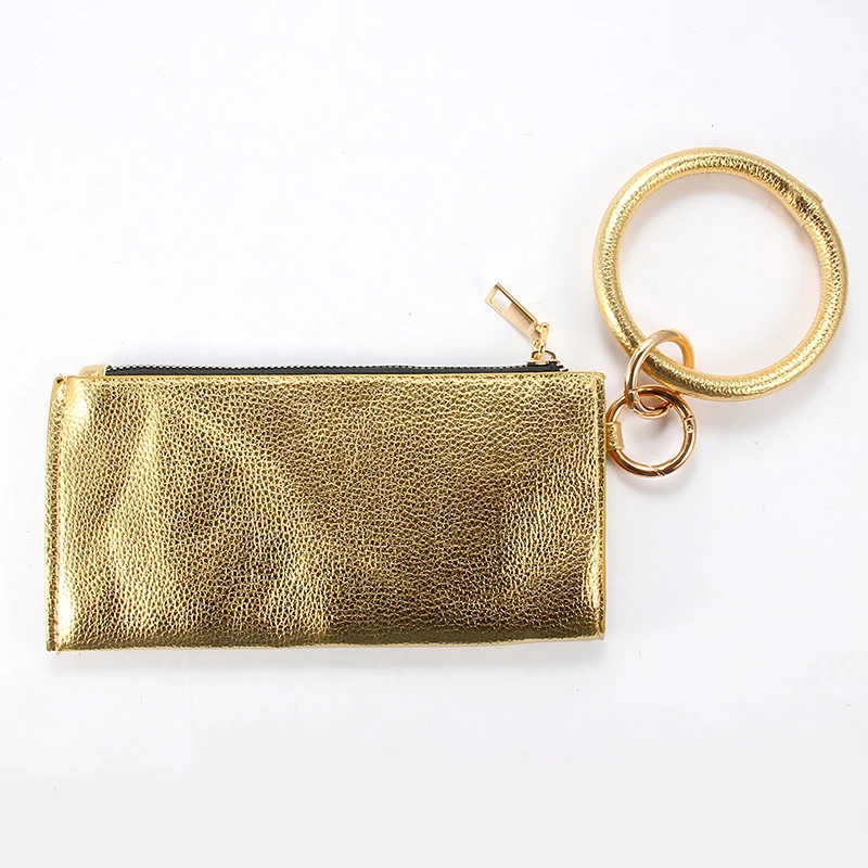 Горячая Распродажа, 1 шт., многофункциональный кошелек для телефона из искусственной кожи, кольца для ключей, женский клатч, браслет, браслеты, брелок, рождественские подарки - Окраска металла: Style24