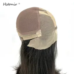 Hstonir Full Lace Human Hair Wigs For Women Silk Base Straight Silk Top Lace Front  Black Long Hair European Remy Hair G045