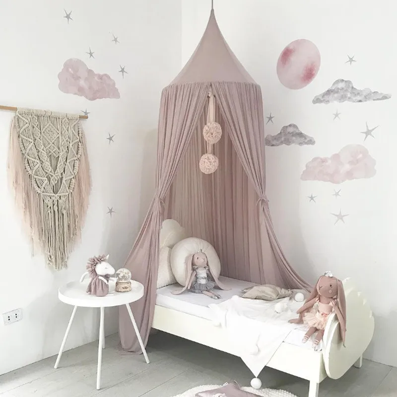 Шифоновая детская палатка, кровать, подвесная детская игровая домик, москитная сетка, фантазия, детский вигвам, принцесса, украшение комнаты, лучший подарок для ребенка