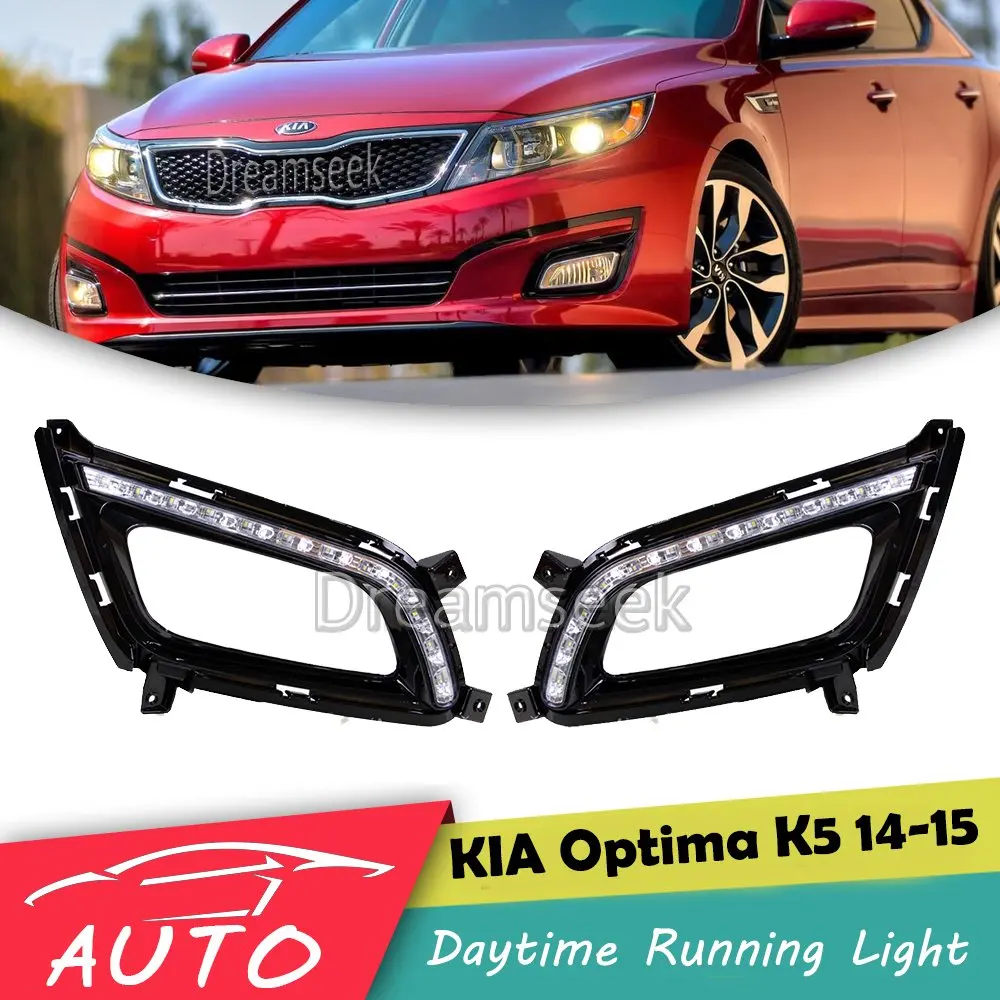 Drl For Kia Optima K5 2014 2015 Led Car Daytime Running Light Relay