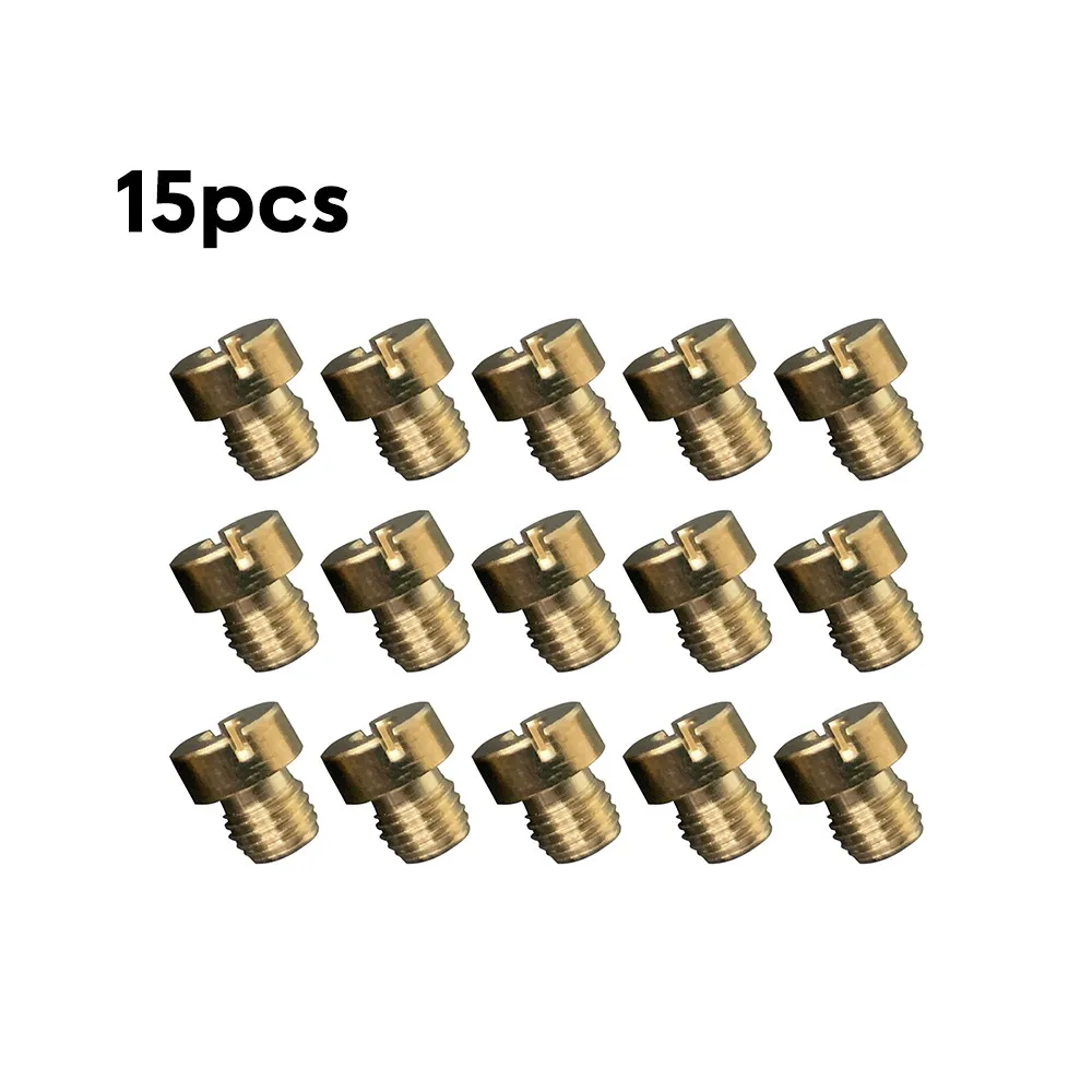 15pcs/set Main Jet 60-130 M6 Carburetor Repair Accessories For 12mm-17.5mm Dellorto Carburetors Mikuni |