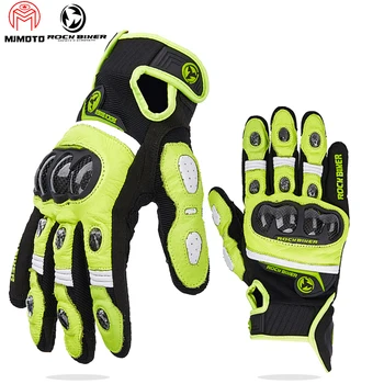 

New Arrival Non-slip Gloves Motorcycle/Motorbike Gloves Leather guantes Motocross Breathable Racing Gloves moto Touch Screen XXL