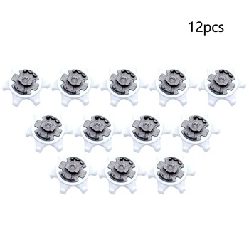 

12pcs Replacement Accessories Flexible Fast Twist Training Aids Outdoor Rubber Pins Professional Wear Resistant Golf Shoe Spike