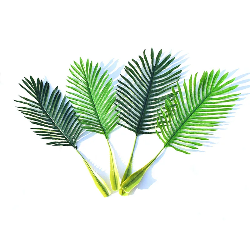 Один кусок имитации листьев Monstera Kuiye разбросанный задний лист зеленый одиночный