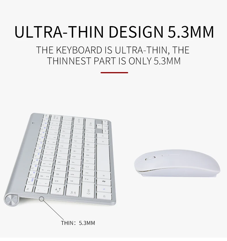 para ios android 2.4g mini teclado mouse