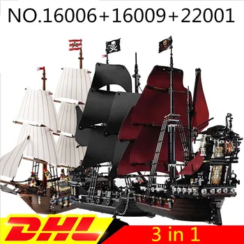 

Dropshipping Models building toy kit Compatible with Imperial Warships+Black Pearl Ship+Queen Anne's revenge Pirate ShiP